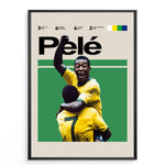Load image into Gallery viewer, Fodbold plakat | Fodbold plakater | Pelé Fodbold Plakat | Legendarisk Tribute til Den Ægte Fan | Plakaty.dk
