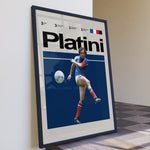 Load image into Gallery viewer, Fodbold plakat | Fodbold plakater | Michel Platini Fodbold Plakat | Legendarisk Tribute til Den Ægte Fan | Plakaty.dk
