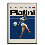 Load image into Gallery viewer, Fodbold plakat | Fodbold plakater | Michel Platini Fodbold Plakat | Legendarisk Tribute til Den Ægte Fan | Plakaty.dk
