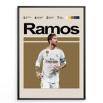 Load image into Gallery viewer, Fodbold plakat | Fodbold plakater | Sergio Ramos Fodbold Plakat 01 | Legendarisk Tribute til Den Ægte Fan | Plakaty.dk
