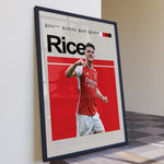 Load image into Gallery viewer, Fodbold plakat | Fodbold plakater | Declan Rice Fodbold Plakat | Engelsk Midtbanetalent, Styrke og Vision | Plakaty.dk
