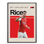 Load image into Gallery viewer, Fodbold plakat | Fodbold plakater | Declan Rice Fodbold Plakat | Engelsk Midtbanetalent, Styrke og Vision | Plakaty.dk
