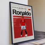 Load image into Gallery viewer, Fodbold plakat | Fodbold plakater | Cristiano Ronaldo Fodbold Plakat 01 | Ideel til Enhver Fan | Plakaty.dk
