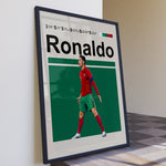 Load image into Gallery viewer, Fodbold plakat | Fodbold plakater | Cristiano Ronaldo Fodbold Plakat 03 | Ideel til Enhver Fan | Plakaty.dk
