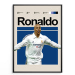 Load image into Gallery viewer, Fodbold plakat | Fodbold plakater | Ronaldo Nazário Fodbold Plakat 01 | Legendarisk Tribute til Den Ægte Fan | Plakaty.dk
