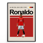 Load image into Gallery viewer, Fodbold plakat | Fodbold plakater | Cristiano Ronaldo Fodbold Plakat 01 | Ideel til Enhver Fan | Plakaty.dk
