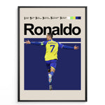 Load image into Gallery viewer, Fodbold plakat | Fodbold plakater | Cristiano Ronaldo Fodbold Plakat 04 | Ideel til Enhver Fan | Plakaty.dk
