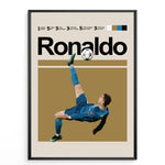 Load image into Gallery viewer, Fodbold plakat | Fodbold plakater | Cristiano Ronaldo Fodbold Plakat 06 | Ideel til Enhver Fan | Plakaty.dk
