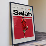 Load image into Gallery viewer, Fodbold plakat | Fodbold plakater | Mohamed Salah Fodbold Plakat | Perfekt til Den Ægte Fan | Plakaty.dk
