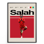 Load image into Gallery viewer, Fodbold plakat | Fodbold plakater | Mohamed Salah Fodbold Plakat | Perfekt til Den Ægte Fan | Plakaty.dk
