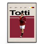 Load image into Gallery viewer, Fodbold plakat | Fodbold plakater | Francesco Totti Fodbold Plakat | Legendarisk Tribute til Den Ægte Fan | Plakaty.dk
