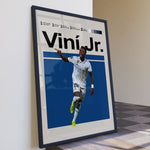 Load image into Gallery viewer, Fodbold plakat | Fodbold plakater | Vinícius Júnior Fodbold Plakat | Perfekt til Den Ægte Fan | Plakaty.dk
