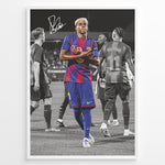 Load image into Gallery viewer, Fodbold plakat | Fodbold plakater | Lamine Yamal Fodbold Plakat | Inspirerende for Fremtidens Fans | Plakaty.dk
