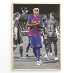 Load image into Gallery viewer, Fodbold plakat | Fodbold plakater | Lamine Yamal Fodbold Plakat | Inspirerende for Fremtidens Fans | Plakaty.dk
