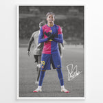 Load image into Gallery viewer, Fodbold plakat | Fodbold plakater | Lamine Yamal Fodbold Plakat | Inspirerende for Fremtidens Fans | Plakaty.dk
