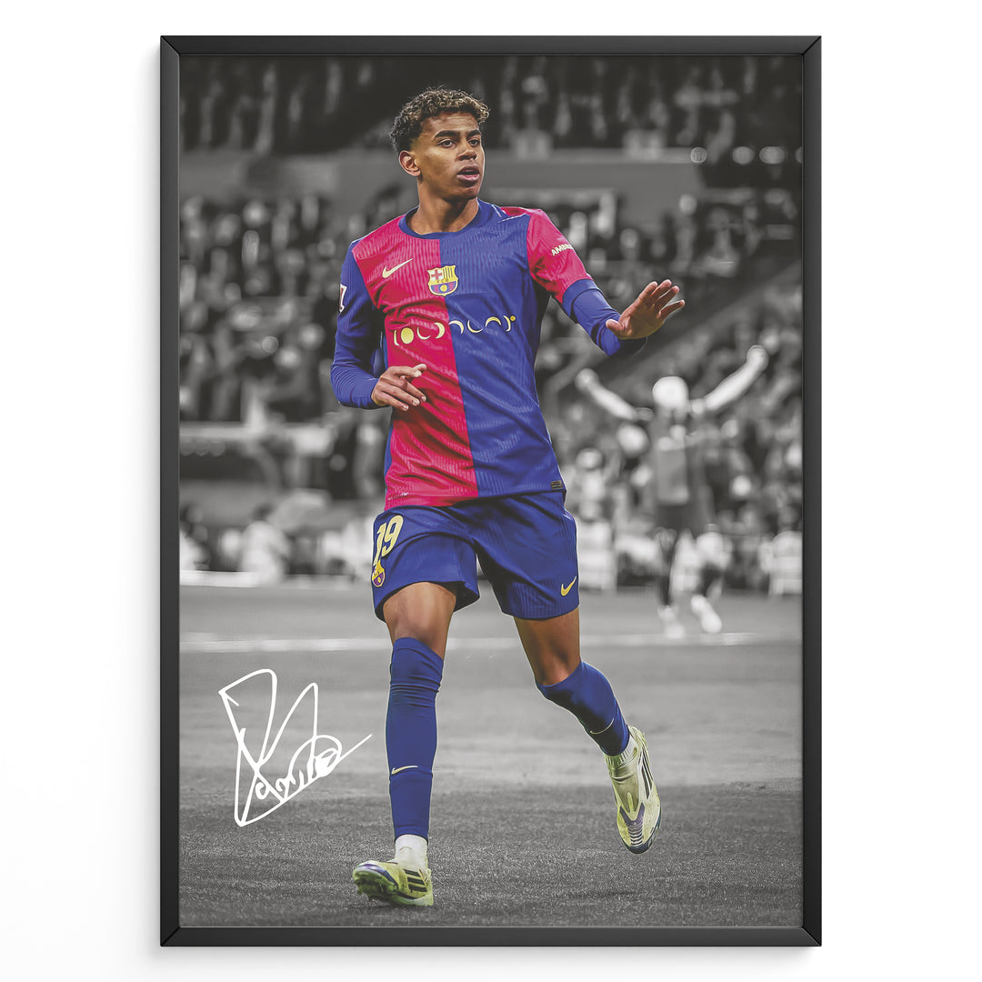 Fodbold plakat | Fodbold plakater | Lamine Yamal Fodbold Plakat | Inspirerende for Fremtidens Fans | Plakaty.dk