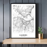 Load image into Gallery viewer, Aalborg byplakat | mockup forside
