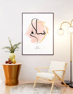 Load image into Gallery viewer, Al-salam calligraphy med hvid og lyserød baggrund | Islamisk plakater | Plakaty.dk 
