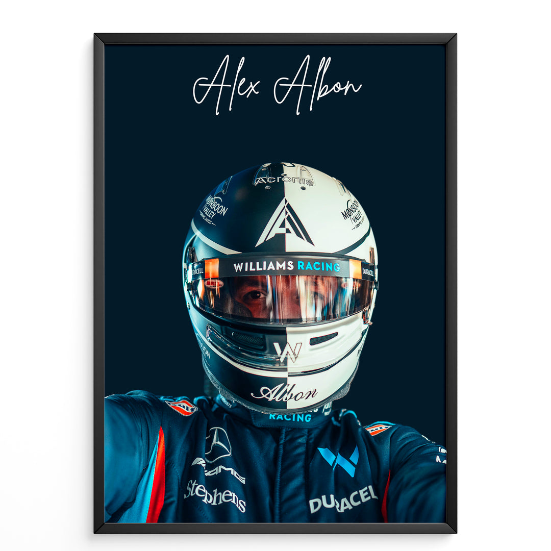 Alexander Albon F1 Poster | Racing Legend of 20+ Worlds