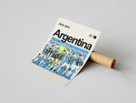 Load image into Gallery viewer, Argentina fodbold holdplakat | Officielt holdfoto med blå og hvide trøjer fra 2024-2025 sæsonen, perfekte detaljer og stærk holdenergi
