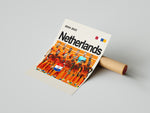 Load image into Gallery viewer, Netherlands holdfoto plakat | Hollandsk landshold 2024-2025 i orange hjemmebanetrøjer med holdskjold og stærke udtryk.
