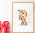 Load image into Gallery viewer, Dance Couple Lovers | Kærlighed plakat

