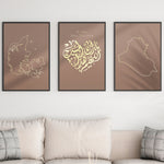 Load image into Gallery viewer, Danmark - Hjerte - Irak - Oh Allah, Bless This Home Plakat Plakaty.dkDanmark - Hjerte - Irak - Oh Allah Bless This Home Plakat | Kombinationer | Plakaty.dk 

