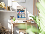 Load image into Gallery viewer, Holdfoto | F.C. København fodboldplakat 2024-2025 med spillere i hvid-blå trøjer – stilren hyldest til Danmarks topklub.
