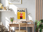 Load image into Gallery viewer, Alexia Putellas plakat | Spansk landsholdstrøje i rød og gul med stærk attitude – perfekt til fans af kvindefodbold og Spanien
