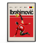 Load image into Gallery viewer, Fodbold plakat | Fodbold plakater | Zlatan Ibrahimović Fodbold Plakat 02 | Den Svenske Mester | Plakaty.dk
