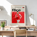 Load image into Gallery viewer, Fodbold plakat | Fodbold plakater | Declan Rice Fodbold plakat | Perfekt til Den Ægte Fodbold Fan | Plakaty.dk
