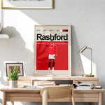 Load image into Gallery viewer, Fodbold plakat | Fodbold plakater | Marcus Rashford Fodbold plakat | Perfekt til Den Ægte Fodbold Fan | Plakaty.dk
