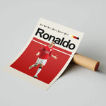 Load image into Gallery viewer, Fodbold plakat | Fodbold plakater | Cristiano Ronaldo Fodbold plakat | Perfekt til Den Ægte Fodbold Fan | Plakaty.dk
