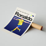 Load image into Gallery viewer, Fodbold plakat | Fodbold plakater | Cristiano Ronaldo Al-Nassr trøje Fodbold plakat | Perfekt til Den Ægte Fodbold Fan | Plakaty.dk
