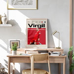 Load image into Gallery viewer, Fodbold plakat | Fodbold plakater | Virgil van Dijk Fodbold plakat | Perfekt til Den Ægte Fodbold Fan | Plakaty.dk
