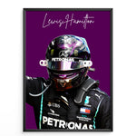 Load image into Gallery viewer, Lewis Hamilton F1 Poster | Unique Design on 20+ International Tracks
