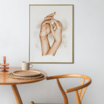 Load image into Gallery viewer, Love in Hands | Kærlighed plakat
