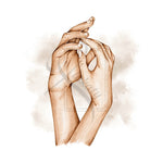 Load image into Gallery viewer, Love in Hands | Kærlighed plakat
