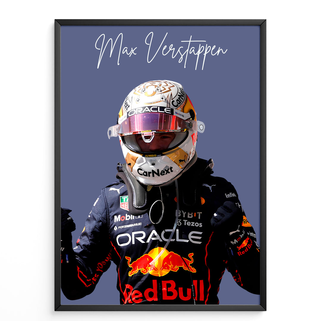Max Verstappen F1 Poster | Unique Design on 20+ International Tracks