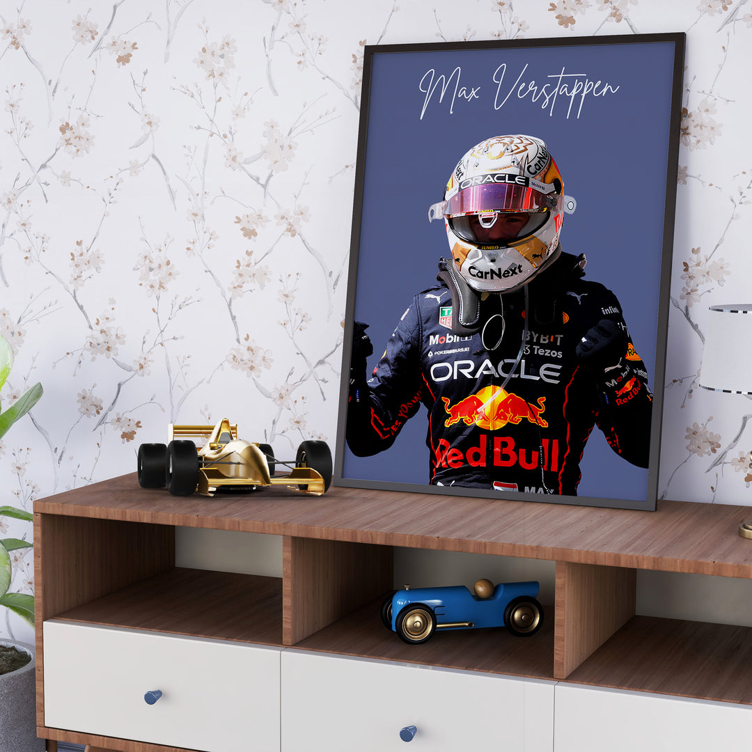 Max Verstappen F1 Poster | Unique Design on 20+ International Tracks