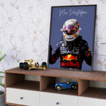 Load image into Gallery viewer, Max Verstappen F1 Poster | Unique Design on 20+ International Tracks
