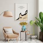 Load image into Gallery viewer, 3x Islam Posters | Dua | Orient Door Architecture | Saber Beige

