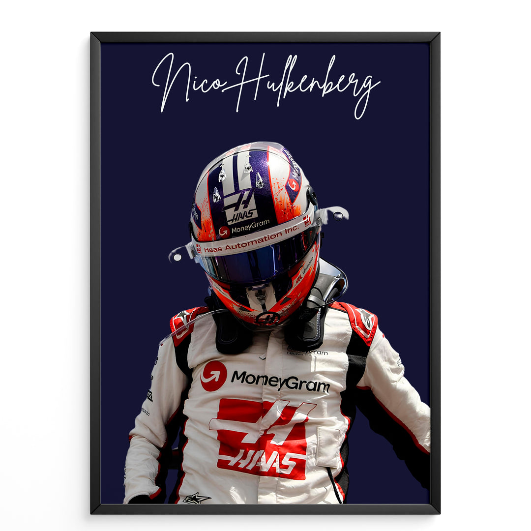Nico Hülkenberg F1 Poster | Unique Design on 20+ International Tracks