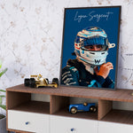 Load image into Gallery viewer, Logan Sargeant F1 Poster | Unique Design on 20+ International Tracks
