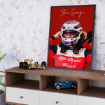 Load image into Gallery viewer, Guanyu Zhou F1 Poster | Unique Design on 20+ International Tracks
